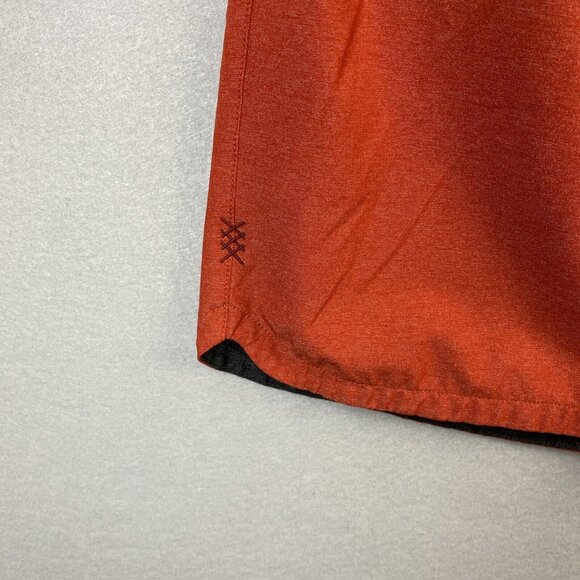 Rhone Guru training Shorts Mens Size Large Molten Lava Red Athletic Pants 7" - Picture 2 of 15